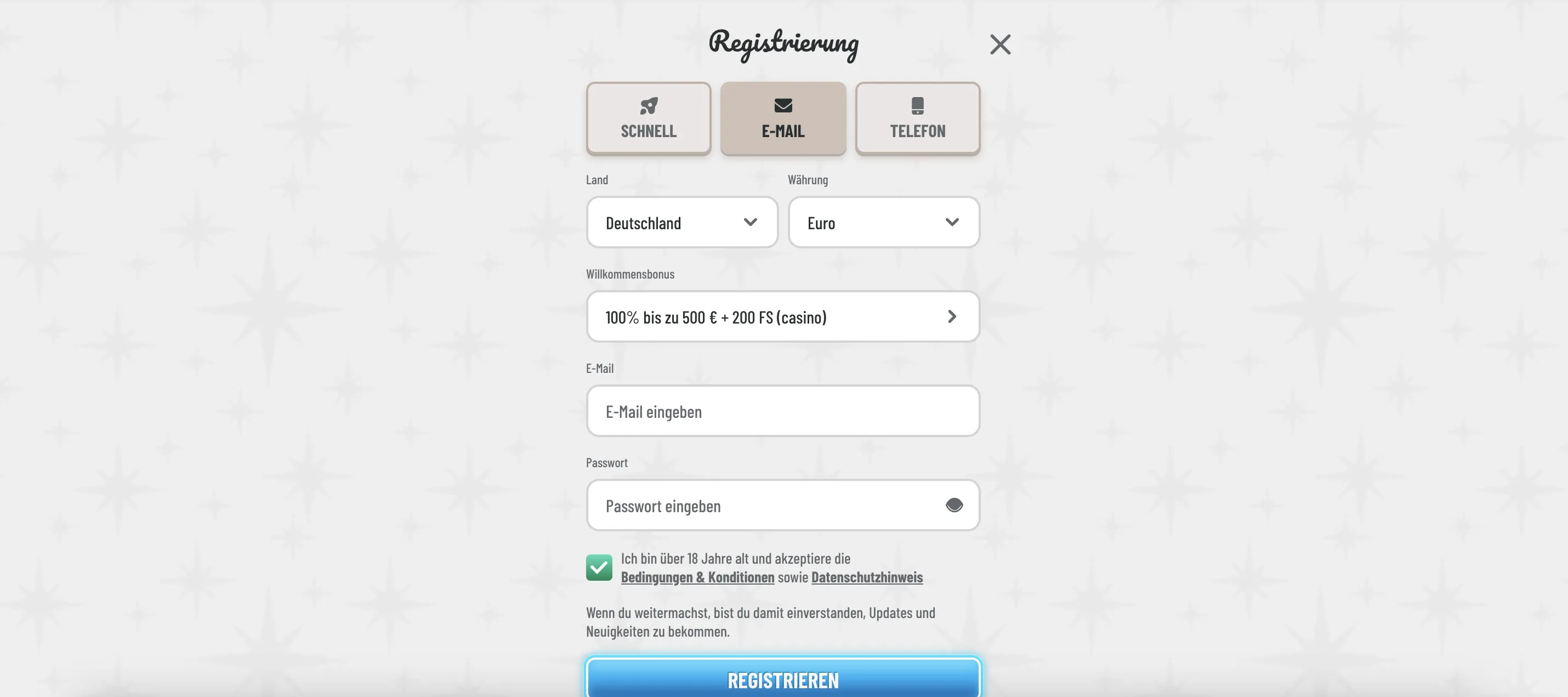 Attraktive Pr&auml;mien von Anfang an &ndash; Der Wyns Casino Bonus